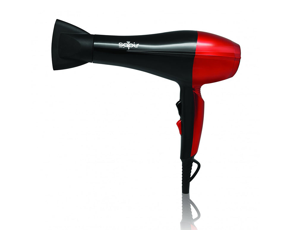 Uscător de păr SAPIR SP 1100 CSR, 1800W, 2 viteze, 3 niveluri de temperatură, Roșu/negru