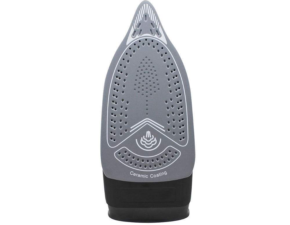 Fier de călcat cu abur ZEPHYR ZP 1050 DC, 2800W, 300 ml, 40 g/min, Talpă ceramică, Autocurățare, Călcare verticală, Turcoaz/alb 