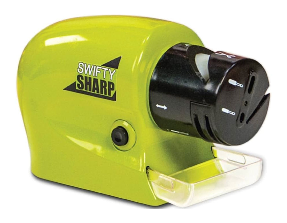 Ascuțitor de cuțite fără fir JQ-KS3640, cu baterii, verde