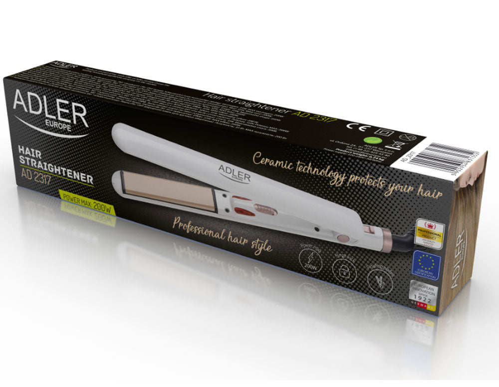 PENTRU ÎNTINDERE PĂR ADLER AD-2317, cu infraroșu, cu plăci ceramice 