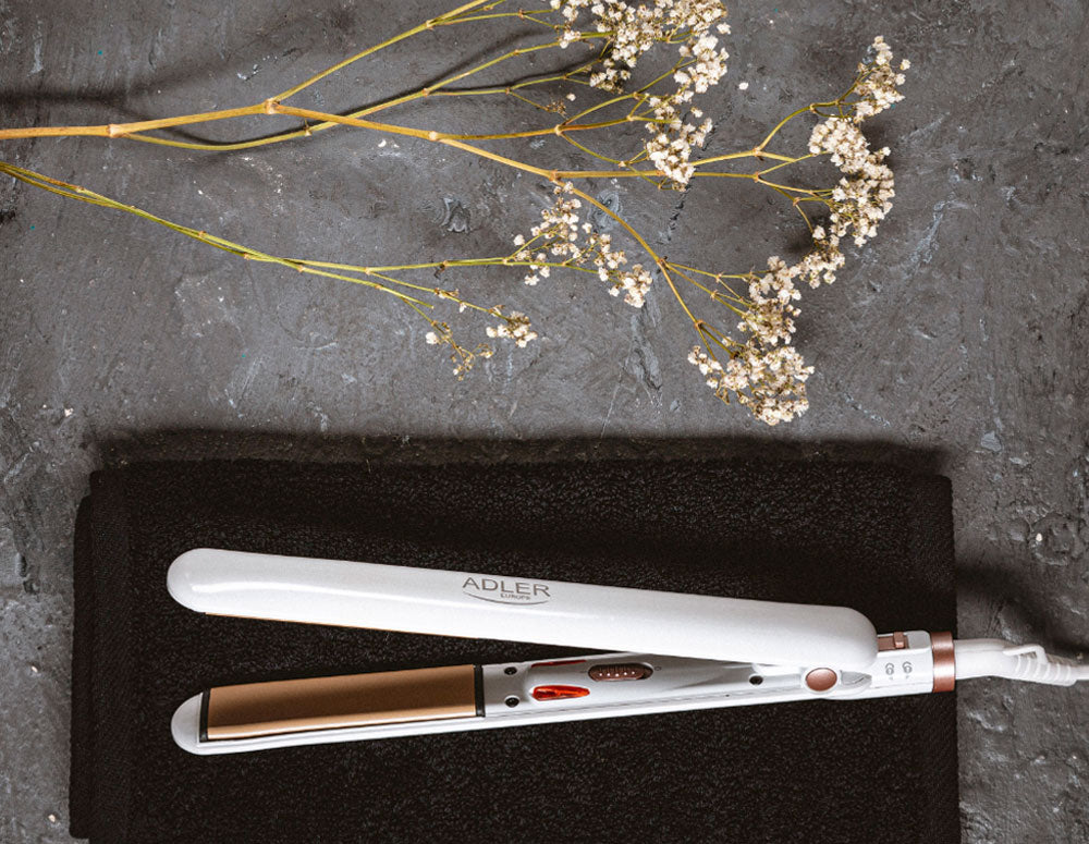 PENTRU ÎNTINDERE PĂR ADLER AD-2317, cu infraroșu, cu plăci ceramice 