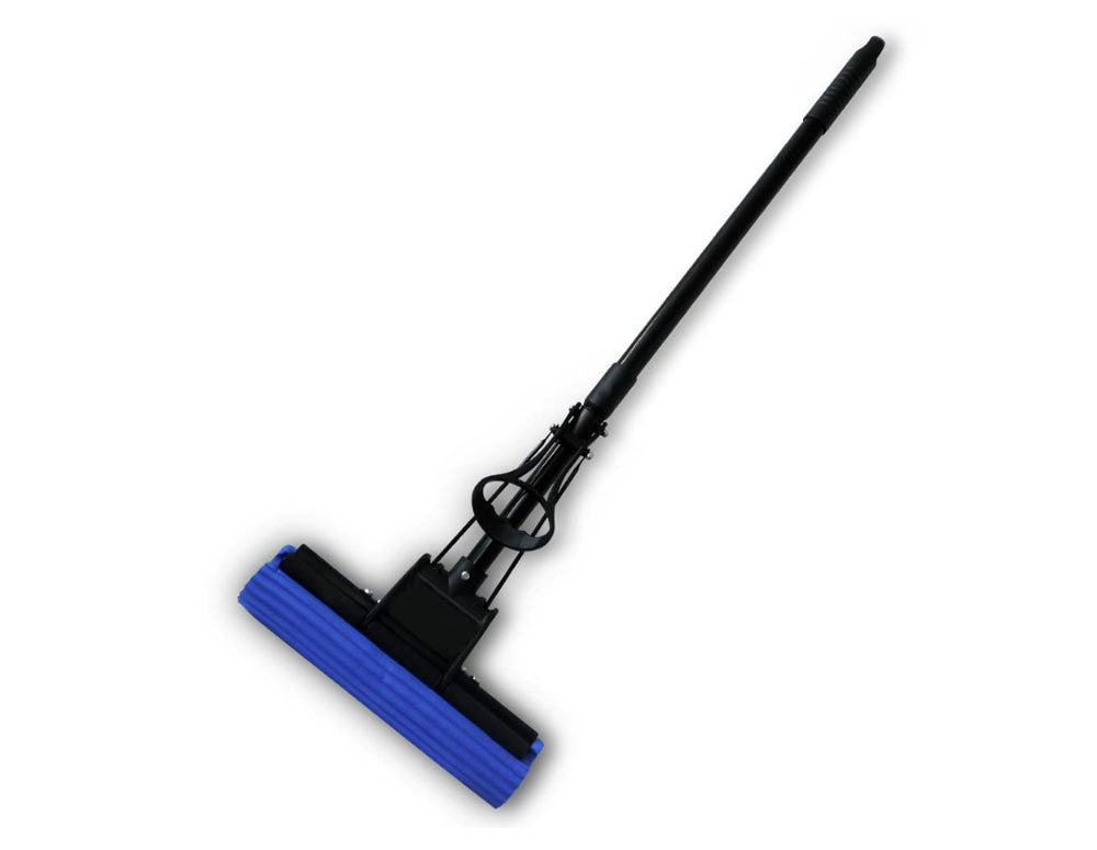 ESPERANSA ES-1120-GN SUPĂ DE CURĂȚAT PODELE, Mâner telescopic metalic 1,10 m, Negru/albastru