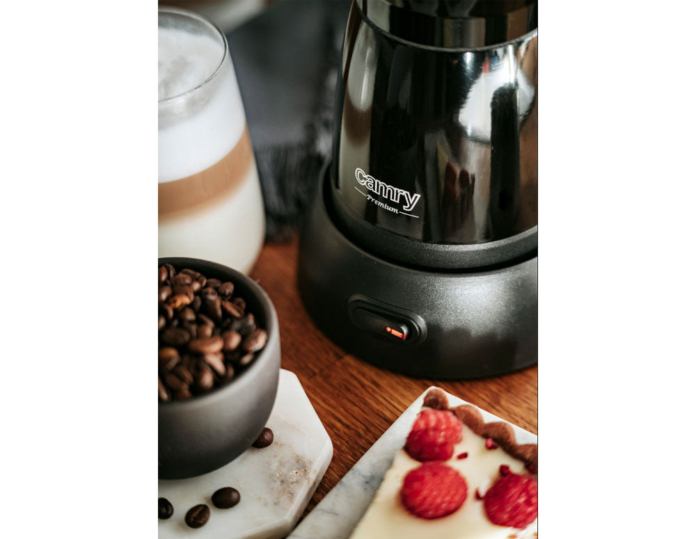 Cafetieră electrică cubaneză Camry CR 4415B, 480 W, 300 ml, 6 ore, Oprire automată, Negru 