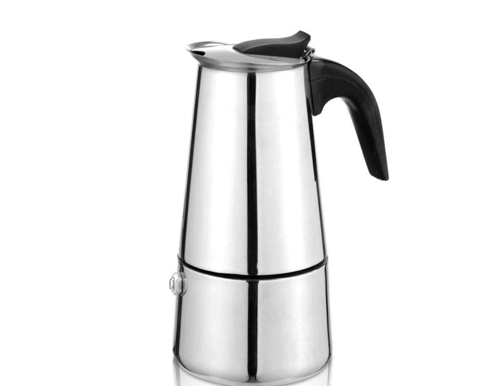 Cafetieră cubaneză SAPIR SP 1173 B6, 6 cești, ~300 ml, Supapă de siguranță, Inox 