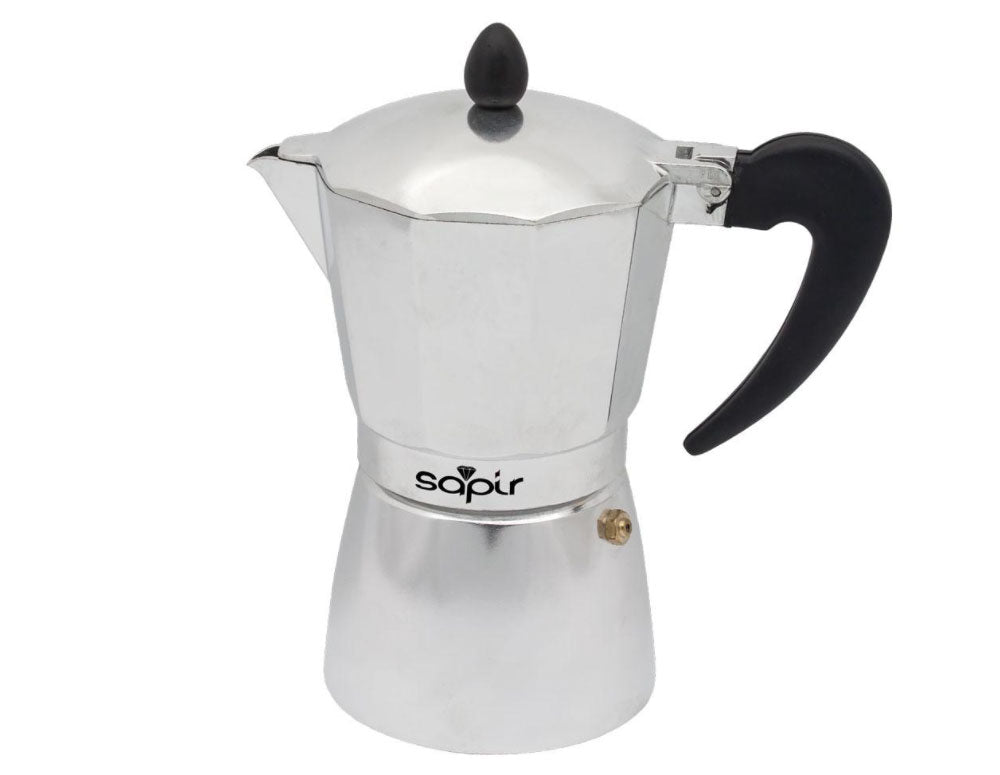Cafetieră cubaneză SAPIR SP 1173 cu supapă de siguranță, design clasic și calitate 