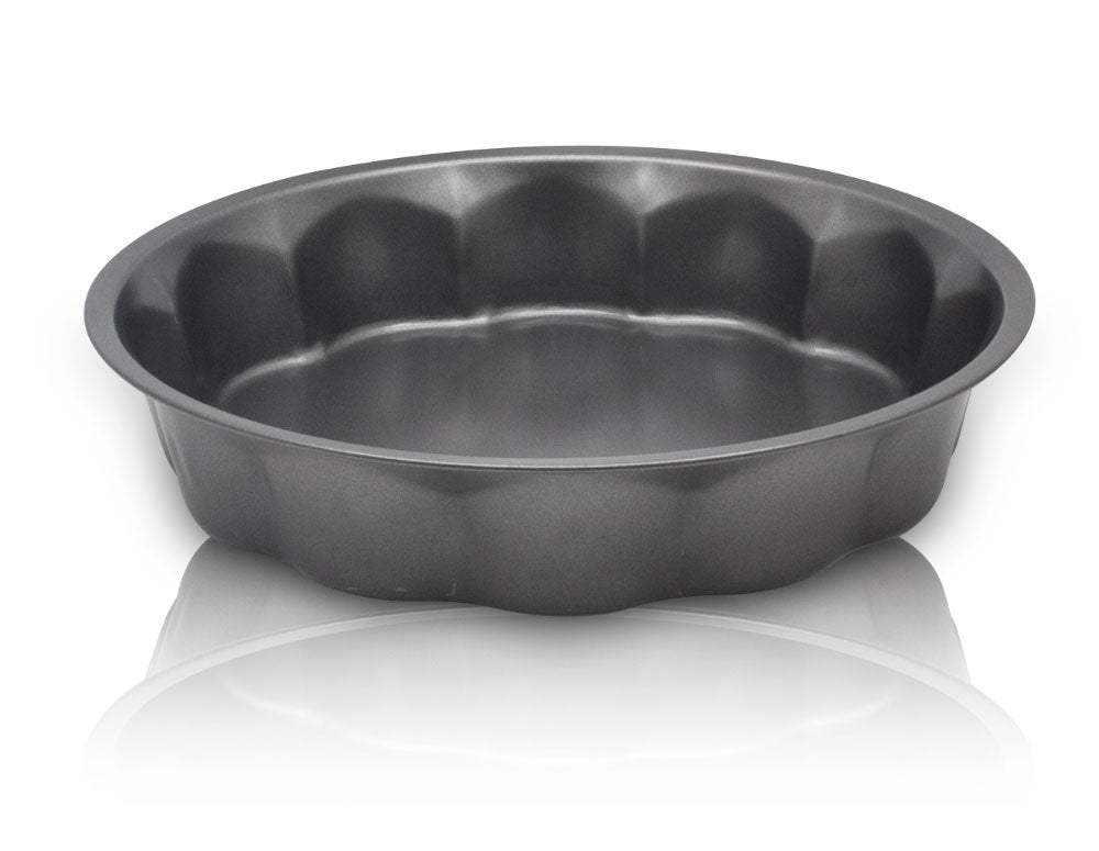 Tavă de copt ESPERANSA ES 1223 NS, 27,5 x 5 cm, Oțel carbon, Negru