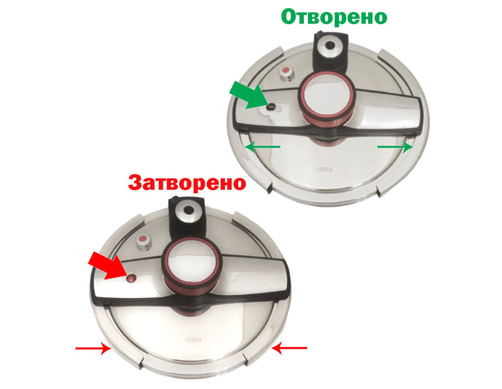 Oală sub presiune ZEPHYR ZP 1311 G7S, 7 litri, 22x20 cm, Oală de gătit la abur, Inducție, Oțel inoxidabil 