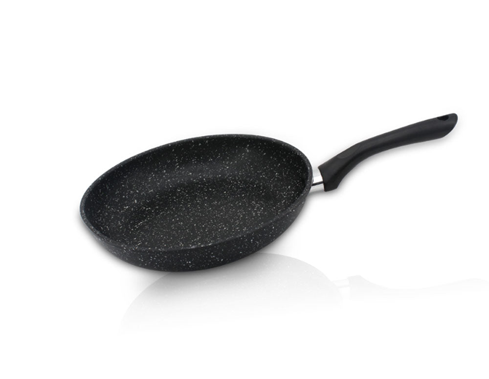 Tigaie SAPIR SP 1319 VM20, 20 cm, acoperire cu marmură, inducție, neagră 