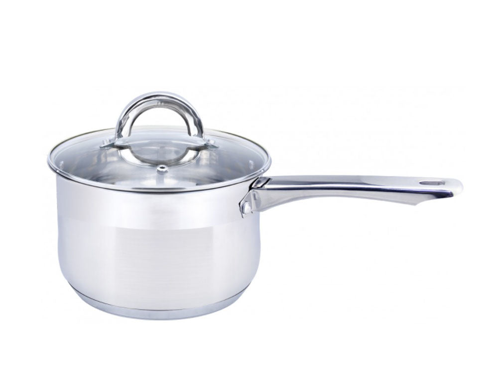 Caserolă cu capac SAPIR SP 1210 Y18K, 2,7 litri, 18x10,5 cm, Fund multistrat, Inducție, Oțel inoxidabil 