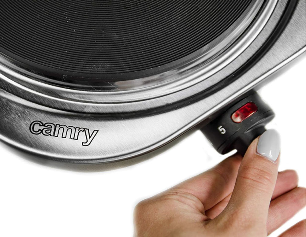 Plită electrică CR 6510, 1 zonă, 1500W, Negru 