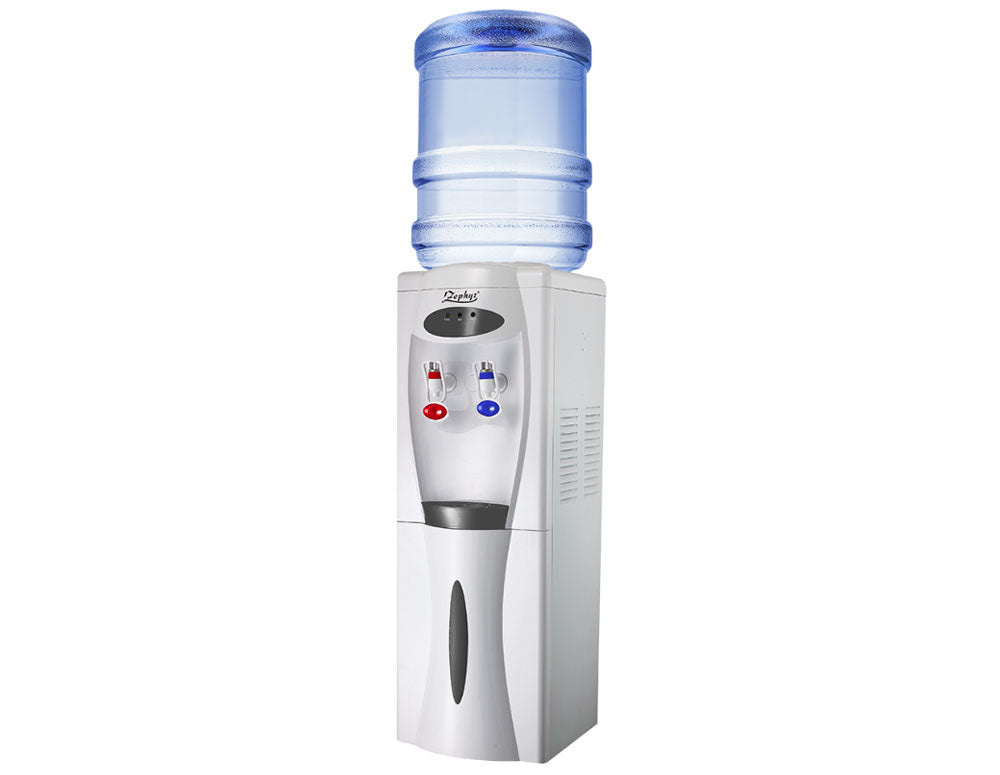 Dozator de apă cu compresor ZEPHYR ZP 1449 ACB, Încălzire 500W, Răcire 120W, Dulap de depozitare, Alb 