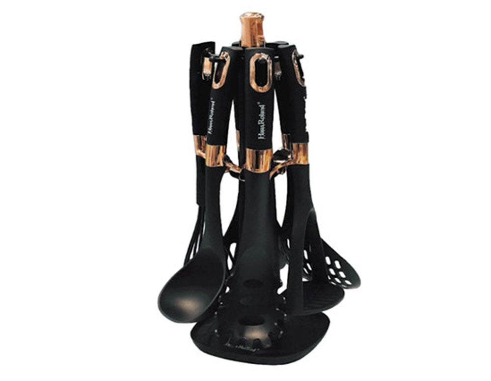 Set de accesorii de bucătărie din nailon/plastic XJ-09J008C-7PC HR918-2, 7 piese 