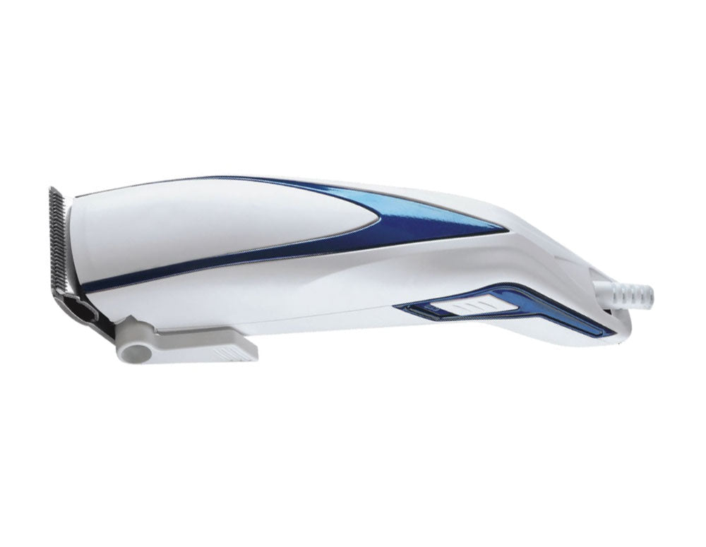 Mașină de tuns ZEPHYR ZP 1810 J, 4 accesorii, Accesorii, Alb/albastru 