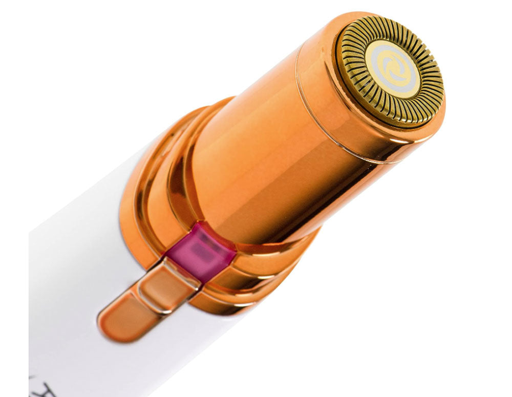 Aparat de tuns facial pentru femei ADLER AD 2939, lumină LED, fără fir, perlat/auriu 