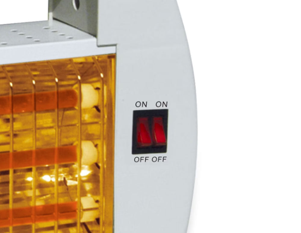 Aragaz cu cuarț sapir sp 1972 h1, 1200w, 3 încălzitoare, 3 niveluri de putere, siguranță, alb 