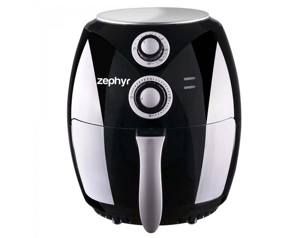 Friteuză cu aer cald ZEPHYR ZP 1980 AI, 1600W, 2,6 litri, până la 200°C, Temporizator, Negru