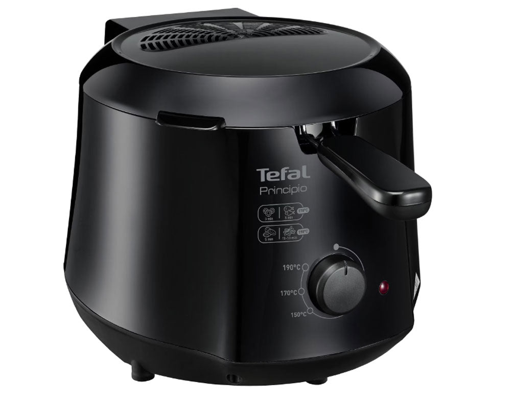 Friteuză Tefal Minicompact FF230831 Principio, 1000W, 1,2 l, Termostat reglabil 150-190°C, Negru 