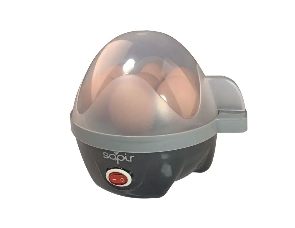 Aparat de gătit ouă SAPIR SP 1982 A, 350W, 7 ouă, accesoriu pentru aburi, negru 