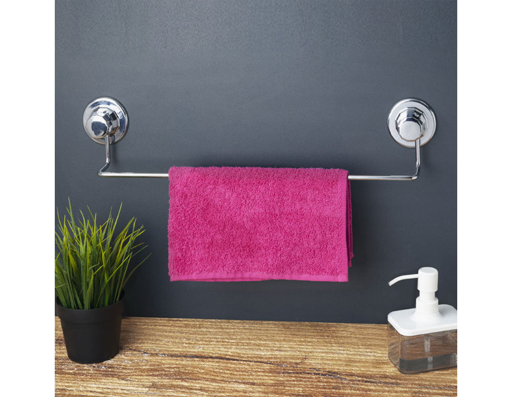 Suport prosoape TEKNO TEL DM 260, 55x7x10 cm, Aspirator, Crom