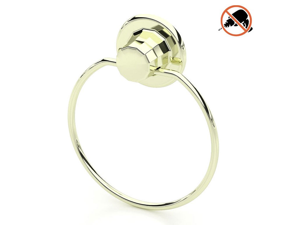 Suport prosoape cu ventuză TEKNO TEL DM-235G, auriu 