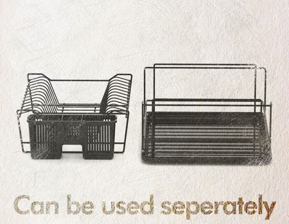 USCĂTOR DE VASE TEKNO TEL KB-010G, 2 niveluri, auriu 