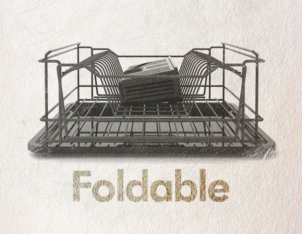 USCĂTOR DE VASE TEKNO TEL KB-010G, 2 niveluri, auriu 