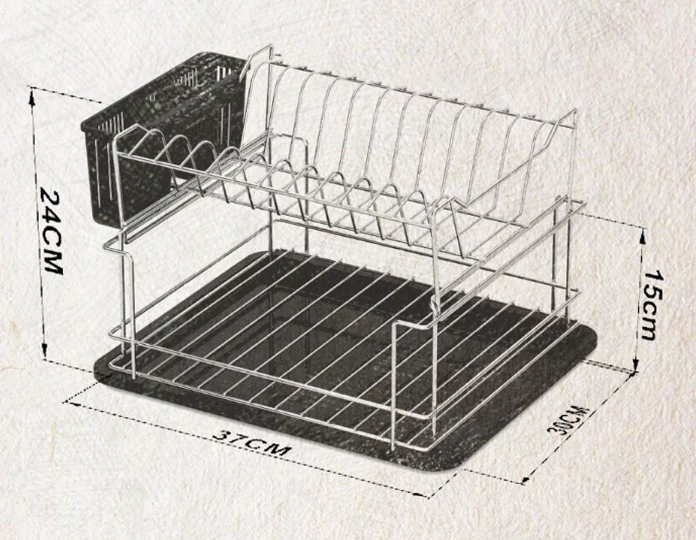 USCĂTOR DE VASE, TEKNO TEL KB-010, 2 niveluri cromate