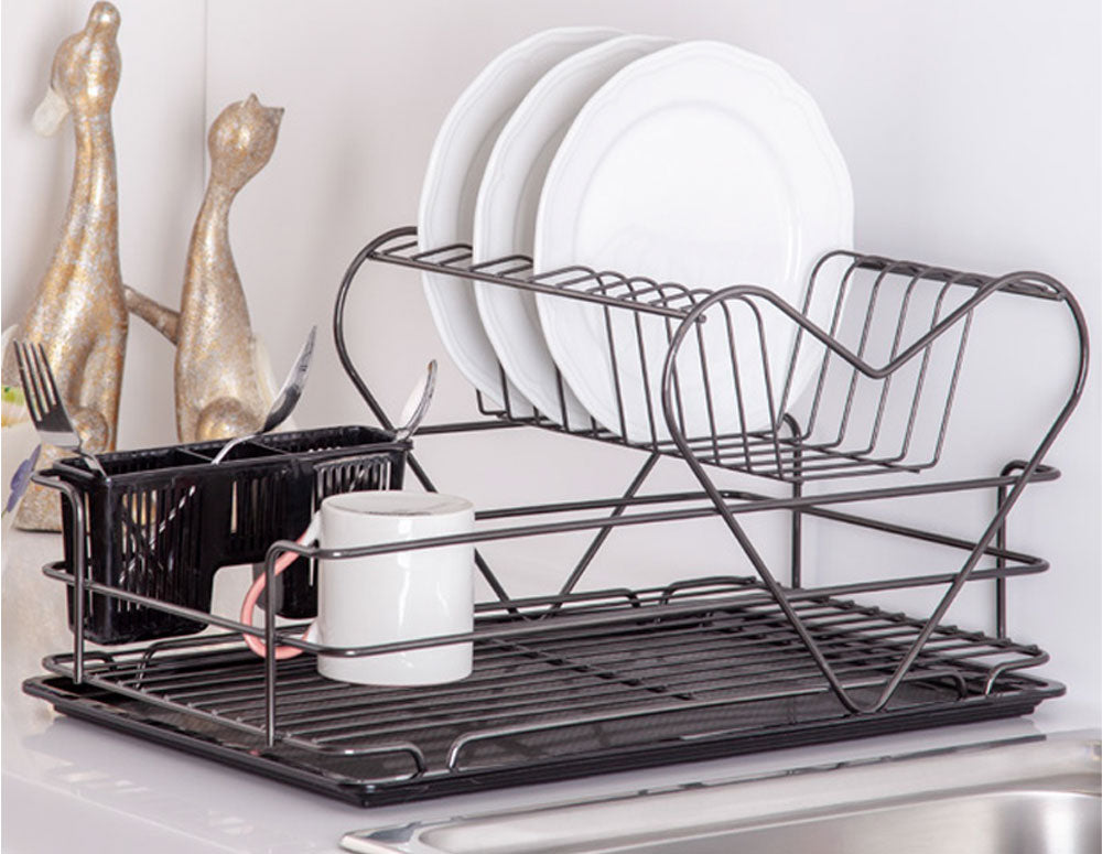 USCĂTOR DE VASE TEKNO TEL KB-011B, 1 nivel, negru 