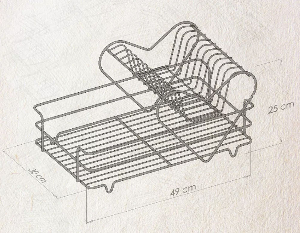 USCĂTOR DE VASE TEKNO TEL KB-011BP, 1 nivel negru, crom - 1 nivel 