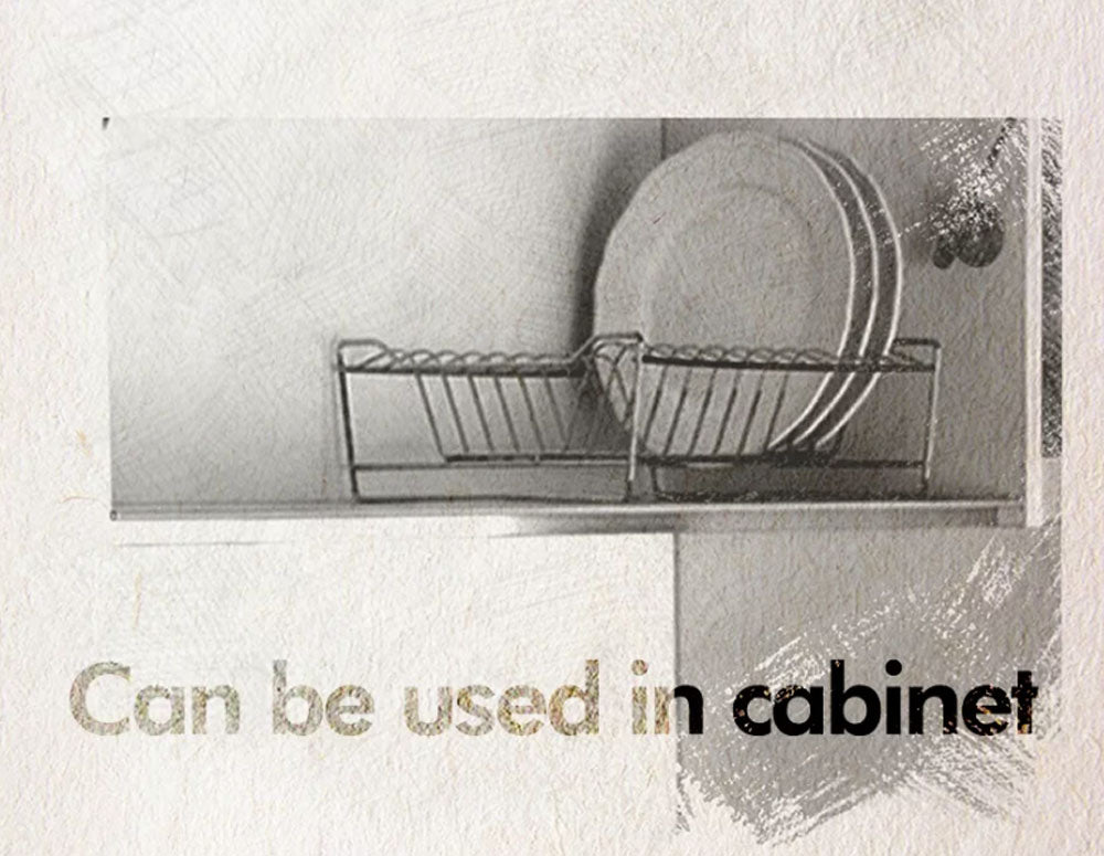 USCĂTOR DE VASE TEKNO TEL KB-015G, 2 niveluri, auriu 