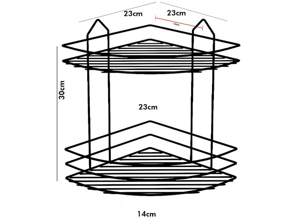 RAFTURI, TEKNO TEL BK-002, 2 rafturi/colț