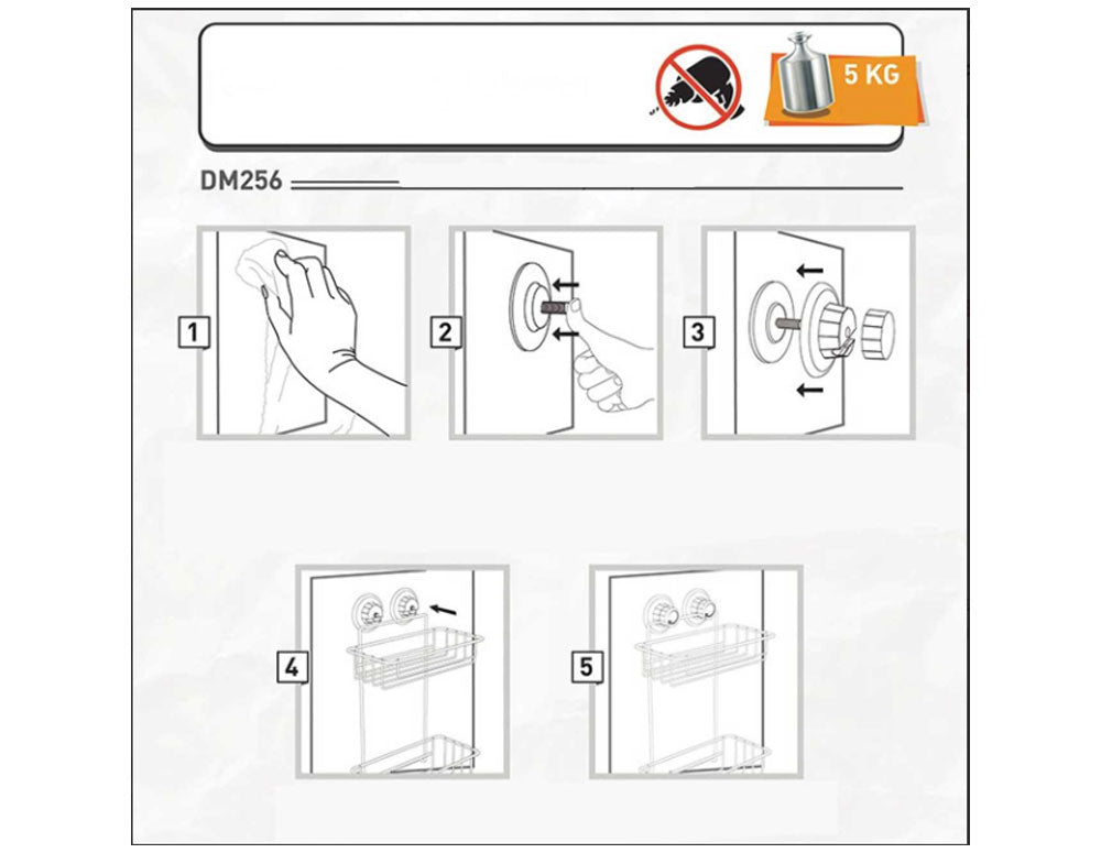RAFT TEKNO TEL DM-256 2 niveluri/vid alb