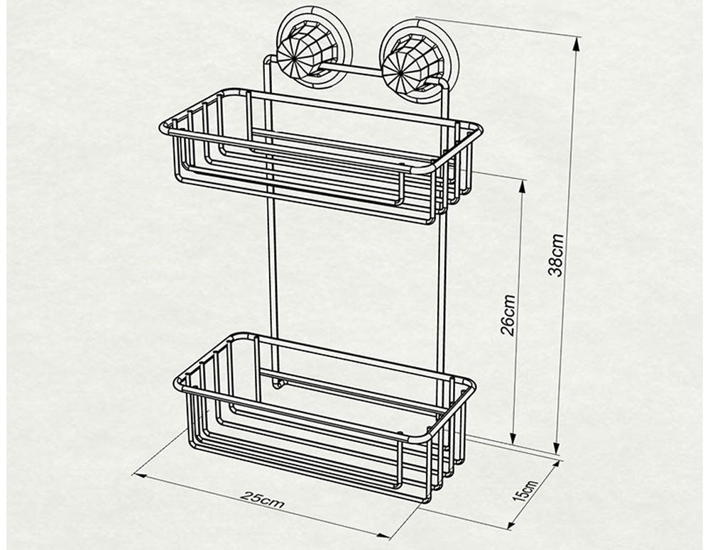 RAFT TEKNO TEL DM-256G, 2 niveluri, auriu 