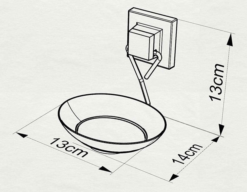 DOZATOR DE SĂPUN TEKNO TEL EF-266, sticlă/adeziv față-verso 