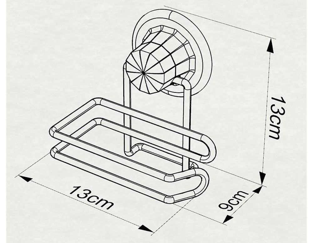 suport hârtie igienică TEKNO TEL DM-271, cromat 
