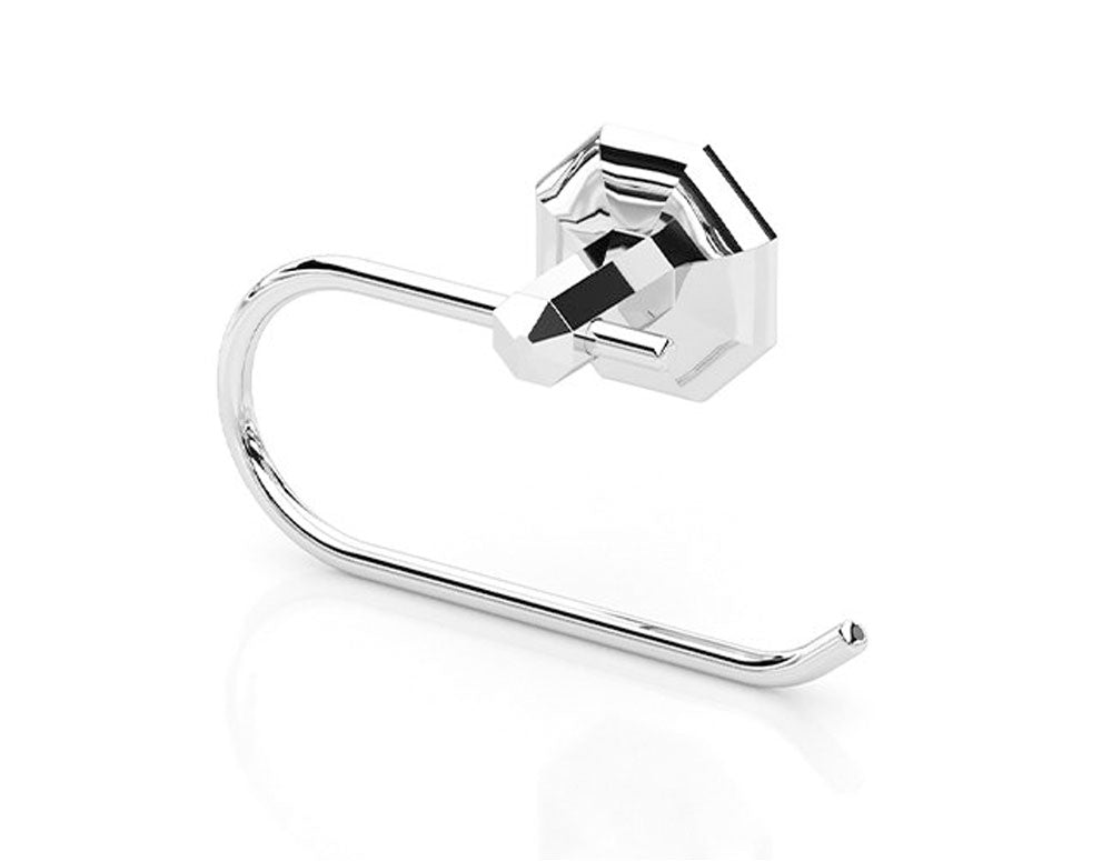 Suport de hârtie igienică de lux TEKNO TEL MG 194, 15x5x11 cm, Montare cu diblu, Crom