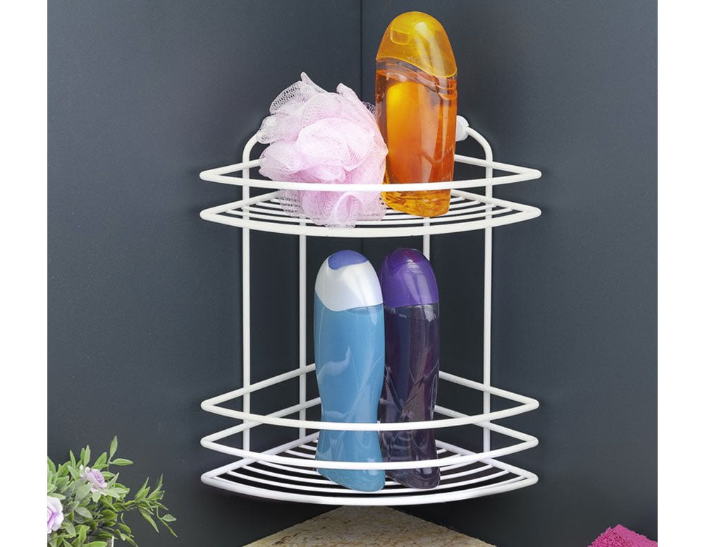 SUPORT BAIE TEKNO TEL BK-022W 2 niveluri/colț alb 