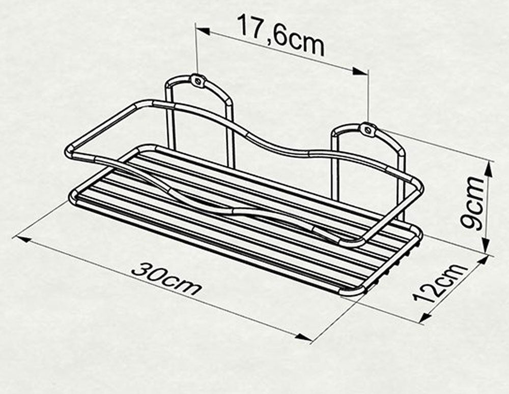SUPORT BAIE TEKNO TEL BK-011B, 1 nivel, negru 