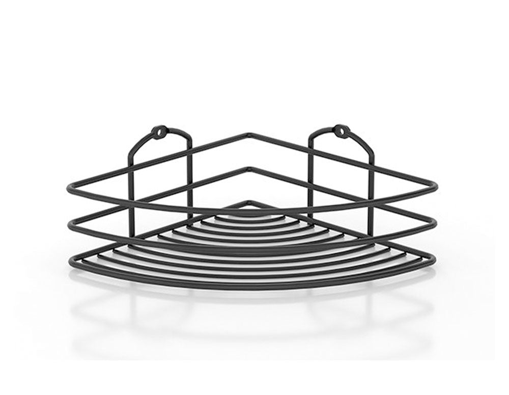 SUPORT BAIE, TEKNO TEL BK-021Β, 1 nivel/colț negru 