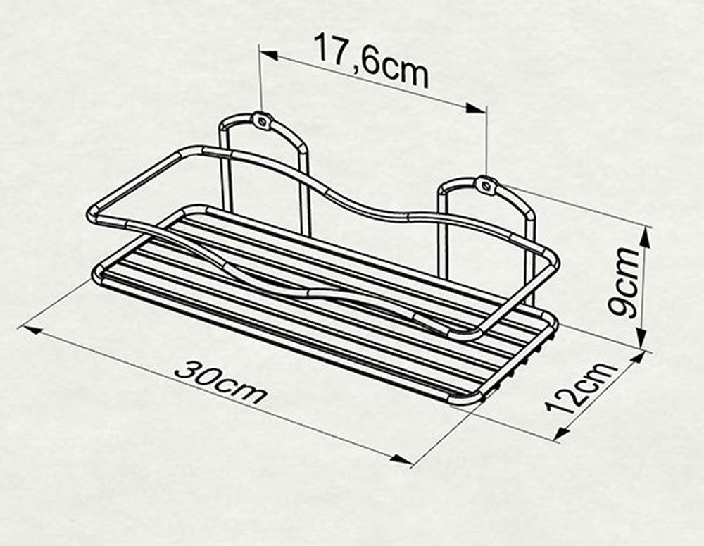 SUPORT BAIE TEKNO TEL BK-011W, 1 nivel, alb 