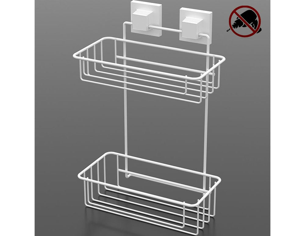 raft de baie TEKNO TEL EF-256W, cu aspirator alb 