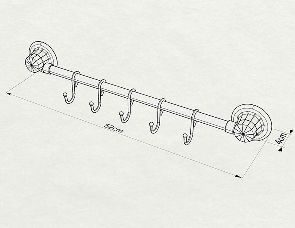SUPORT BAIE TEKNO TEL DM-284, crom 