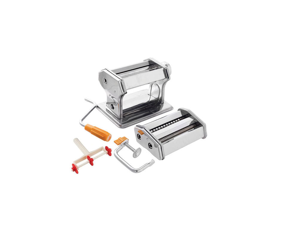 Aparat pentru paste proaspete ZILNER ZL 5215, Accesorii pentru spaghete, fettuccine, lasagna, tagliatelle, Inox