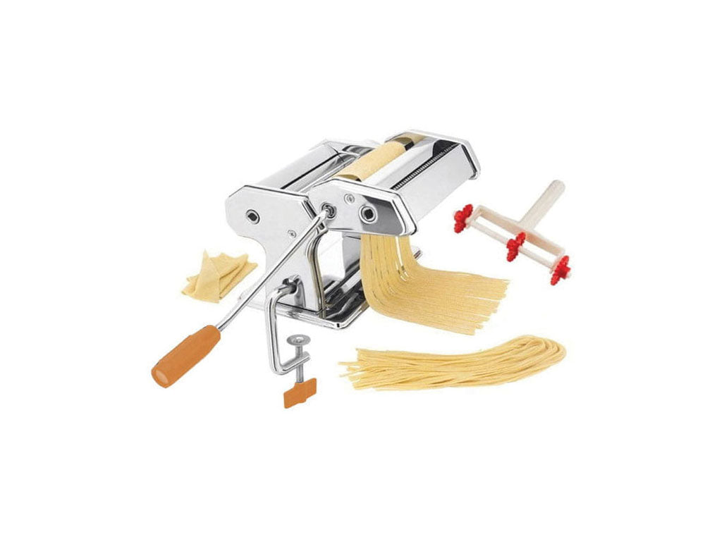 Aparat pentru paste proaspete ZILNER ZL 5215, Accesorii pentru spaghete, fettuccine, lasagna, tagliatelle, Inox
