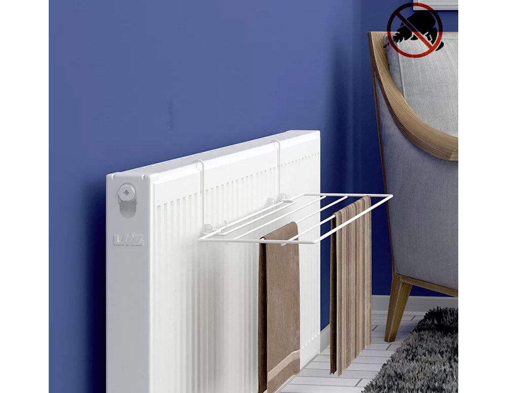 ACCESORIU DE USCAT HAINE TEKNO TEL EG-201, PENTRU CALORIFER, alb 