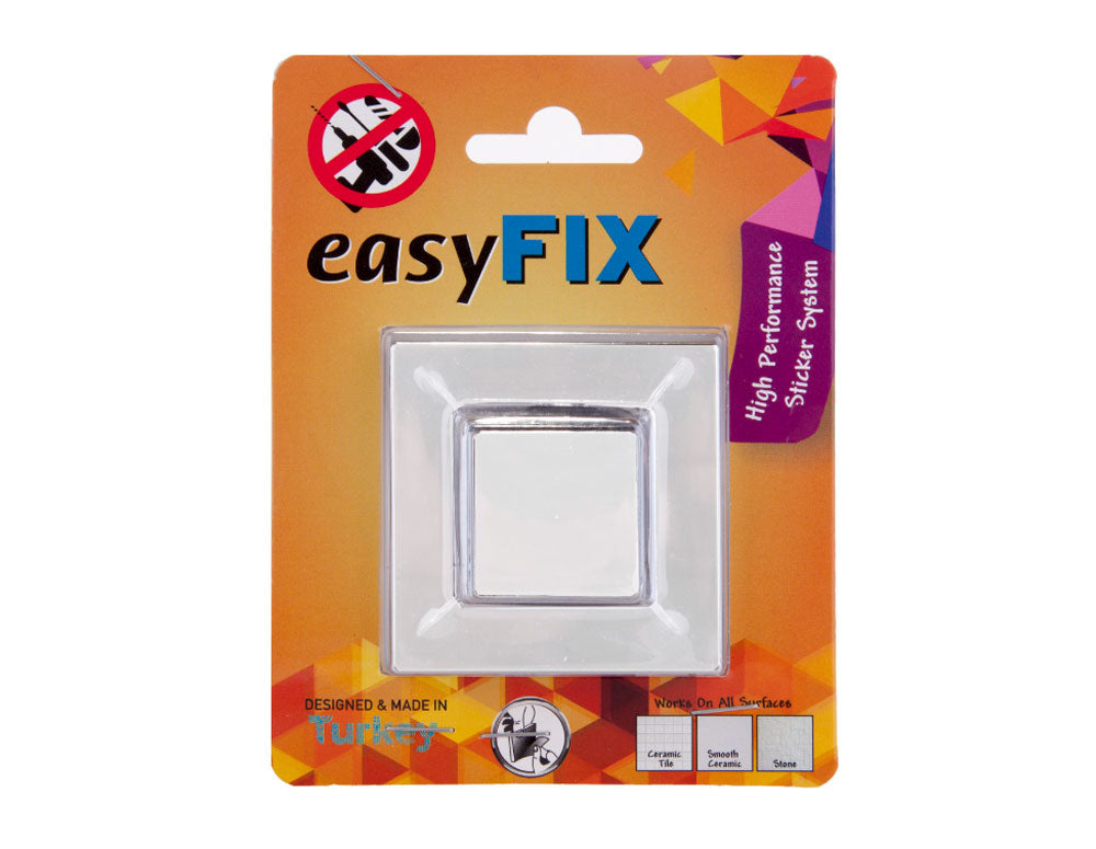 Suport autoadeziv de schimb TEKNO TEL EF-001, cromat 