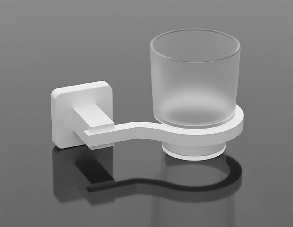 Suport pentru periuță de dinți TEKNO TEL MG-374W, cu cupă 