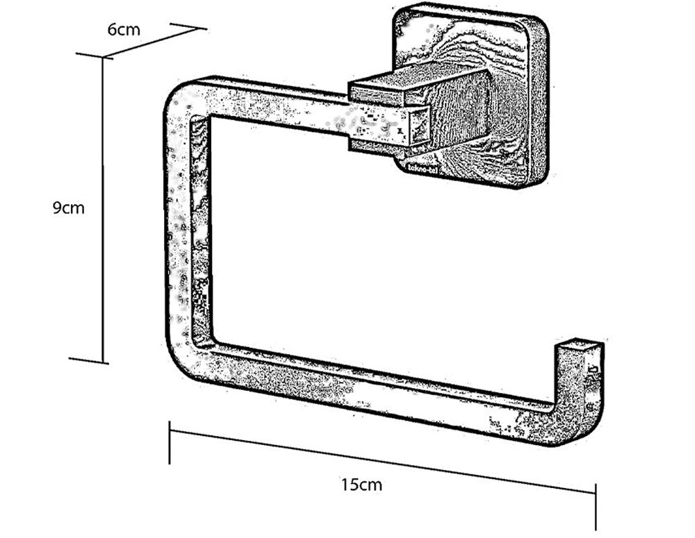 suport hârtie igienică TEKNO TEL MG-394W alb 