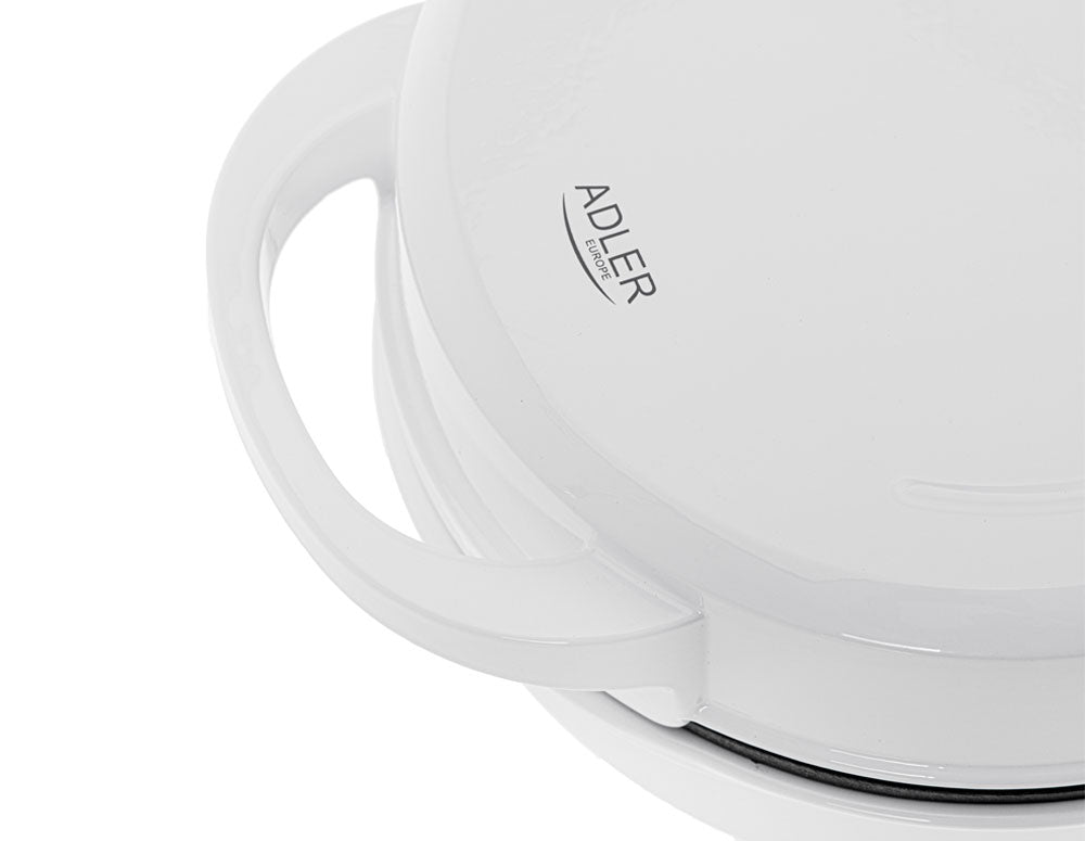 Aparat de făcut gogoși Adler AD 3075, 1500W, 7 gogoși simultan, Plăci antiaderente, Alb 