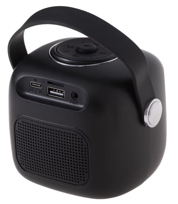 Boxă karaoke cu microfon Adler AD 1199, Wireless, autonomie 8h, USB-C, Bluetooth 5.1, Negru